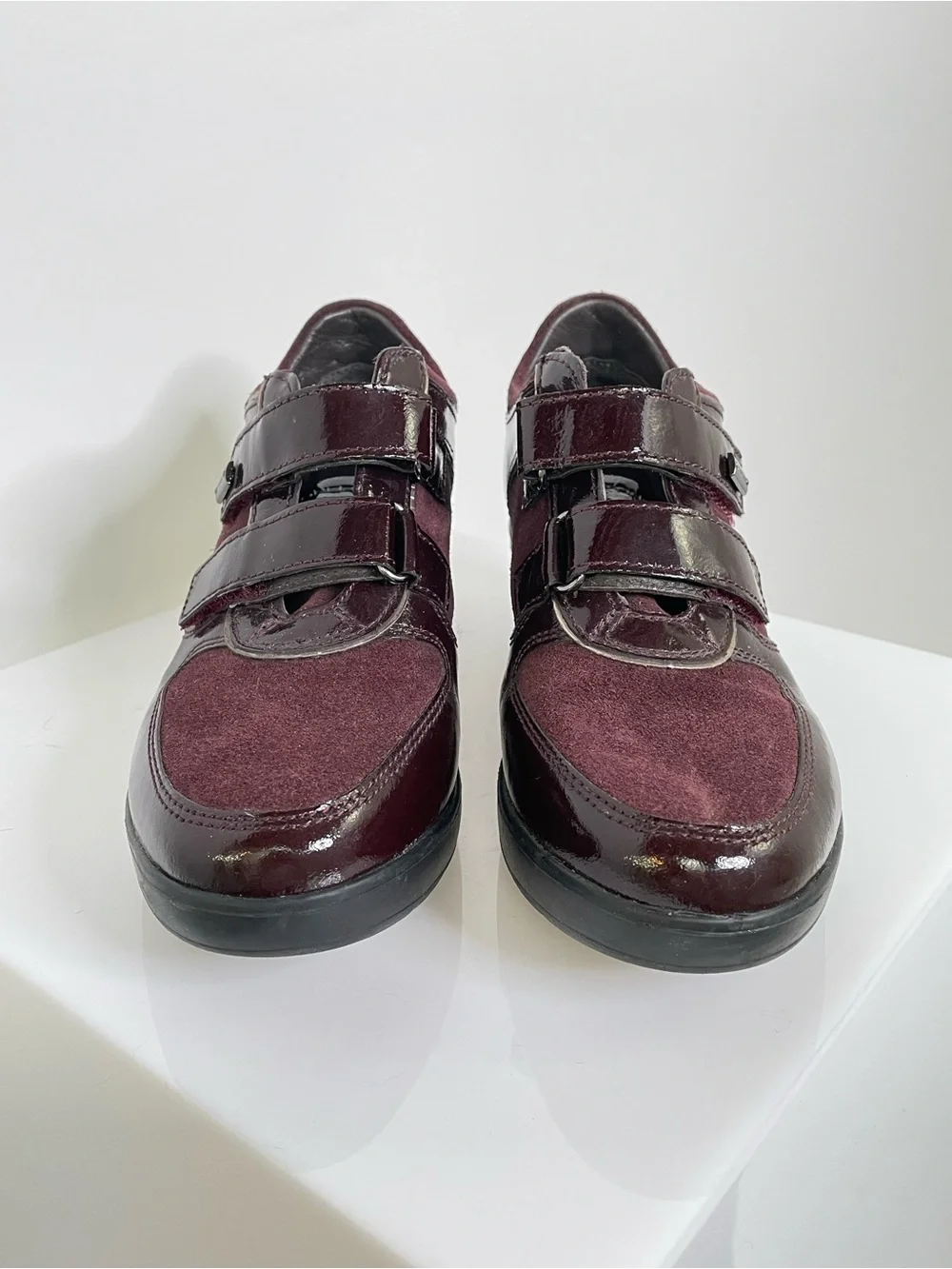 Shoes | Stonefly Suede Leather Sneaker | Comfort | Made in Italy | Burgundy 7